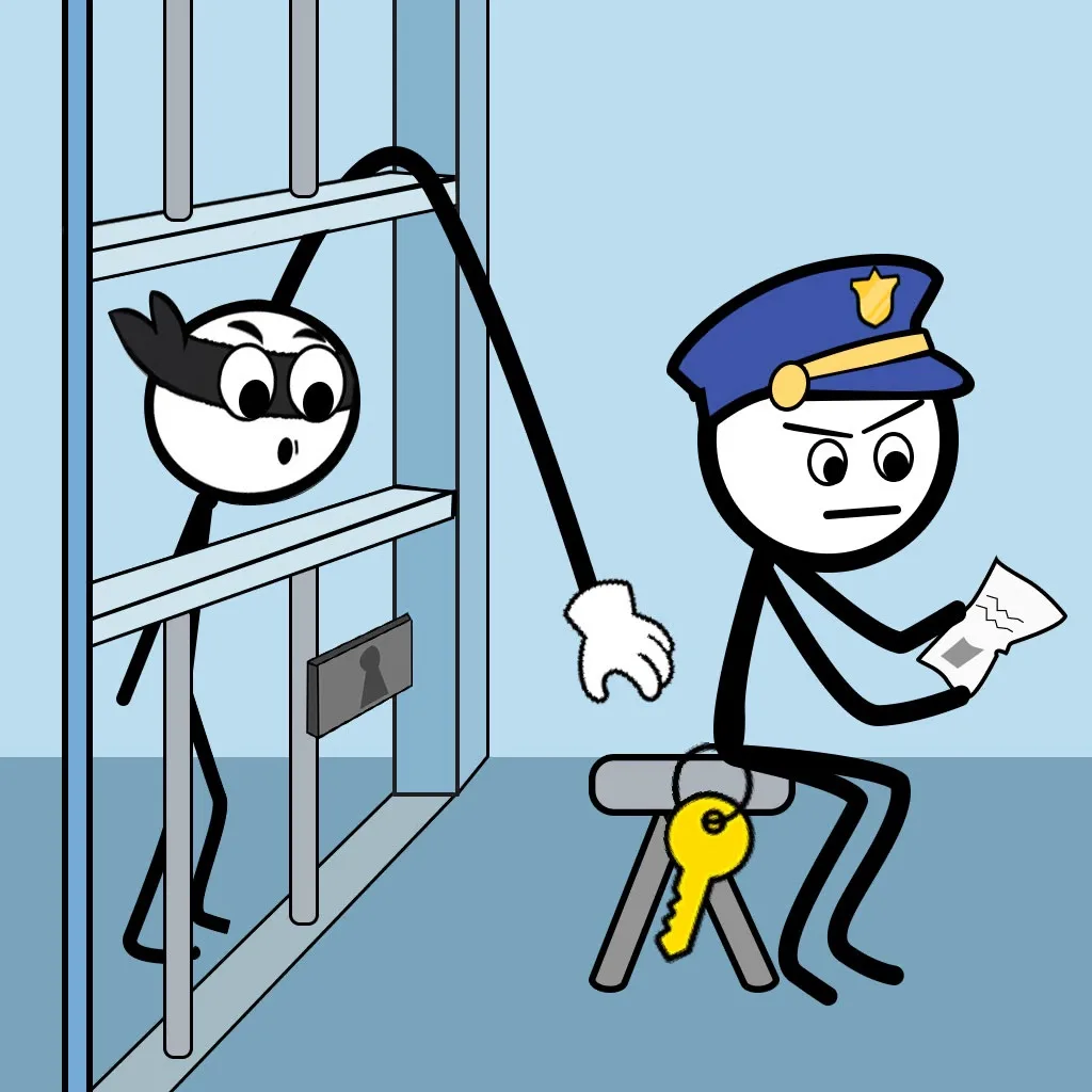 Stickman Thief Stealing Puzzle