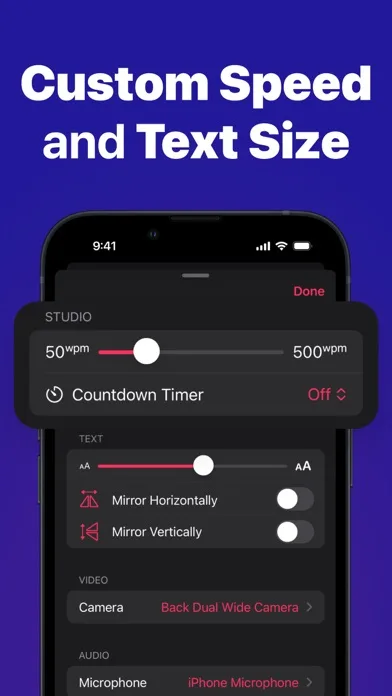 Teleprompter for Video Pro screenshot 4