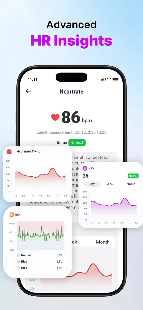 Health Tracker:Heartrate&BP screenshot 3