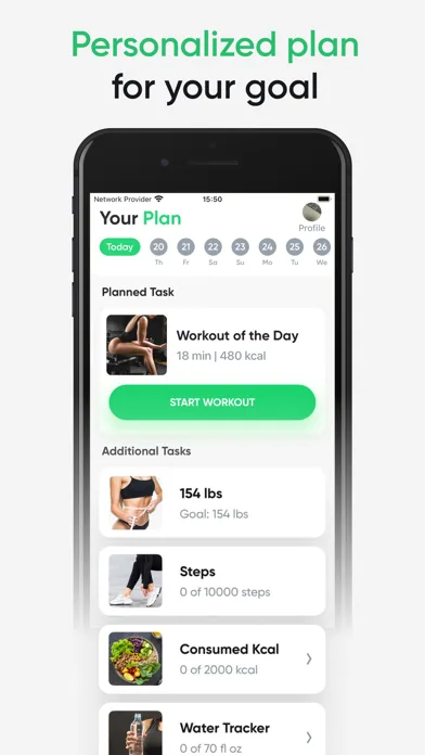 Fit4Me: Workout & Weight Loss screenshot 2
