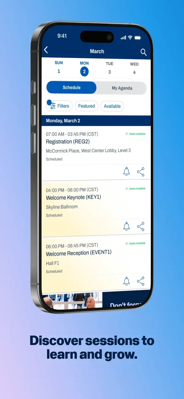 Workday Events screenshot 3