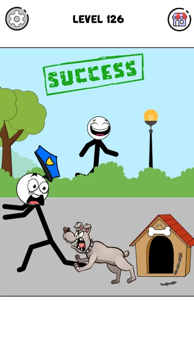 Stickman Thief Puzzle IQ Games screenshot 2