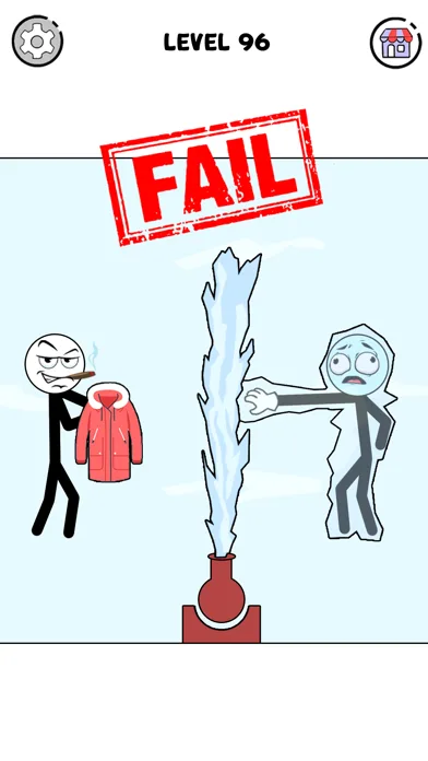 Stickman Thief Puzzle IQ Games screenshot 4