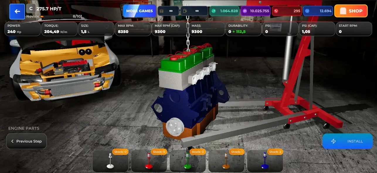 Drag Sim: King Of The Racing 2 screenshot 4