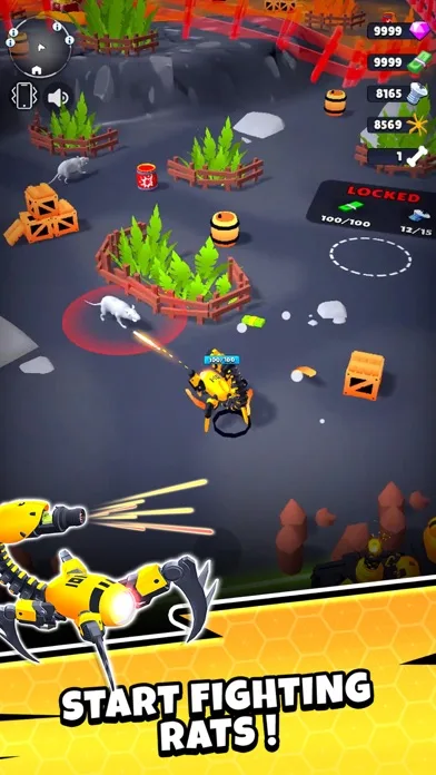 Rat Killer Robot Invasion screenshot 1