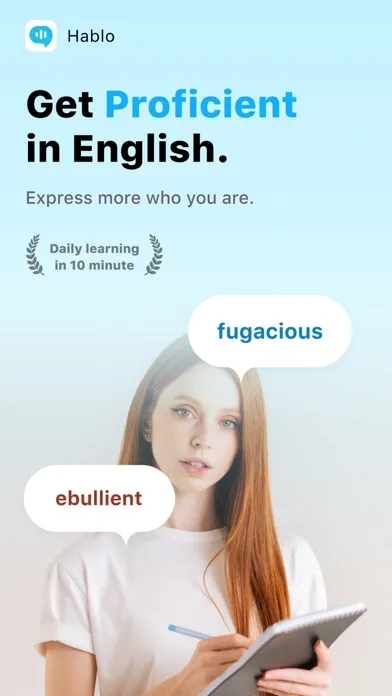 Hablo: Speak & Learn English screenshot 1