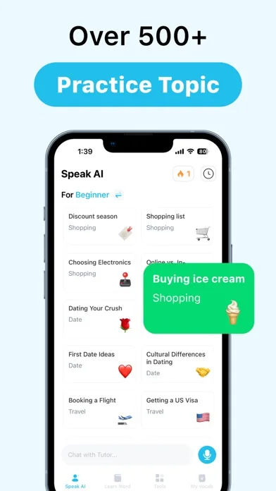 Hablo: Speak & Learn English screenshot 3