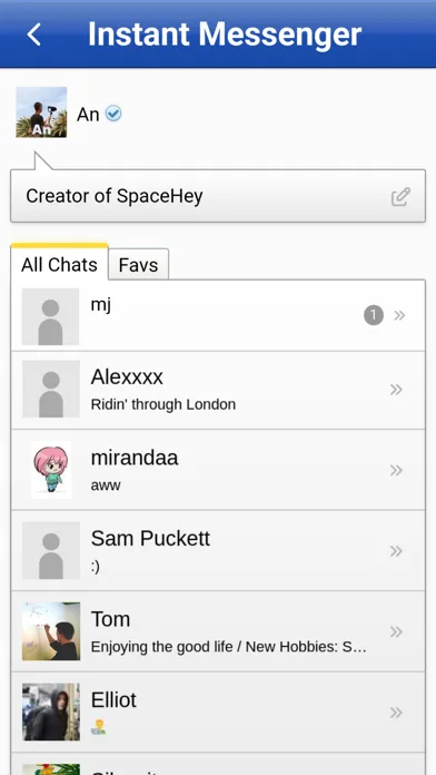 SpaceHey Mobile screenshot 4