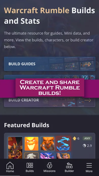 Builds for Warcraft Rumble screenshot 1