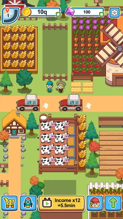 Idle Food Bar: Olivia & Oliver screenshot 5