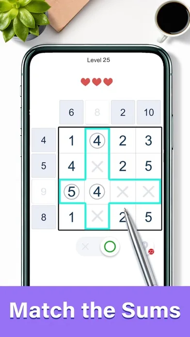 Number Sum - Math Puzzle Game screenshot 1