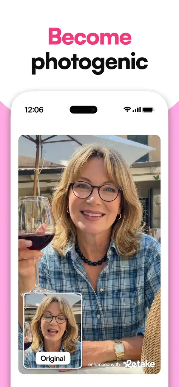 Retake AI Face & Selfie Editor screenshot 3