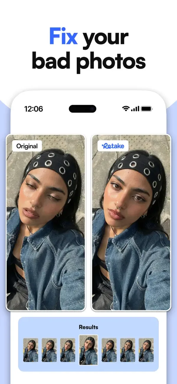 Retake AI Face & Selfie Editor screenshot 4