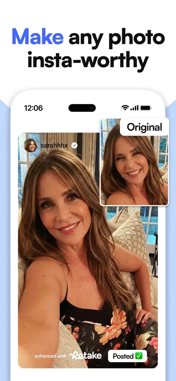 Retake AI Face & Selfie Editor screenshot 5