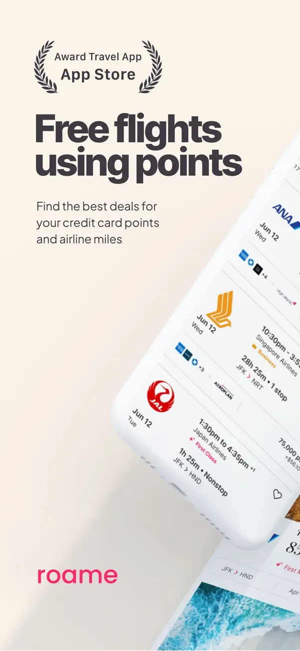 Roame - Award Travel screenshot 1