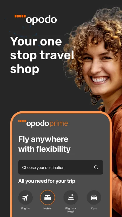 Opodo: Flights, hotels, cars screenshot 1