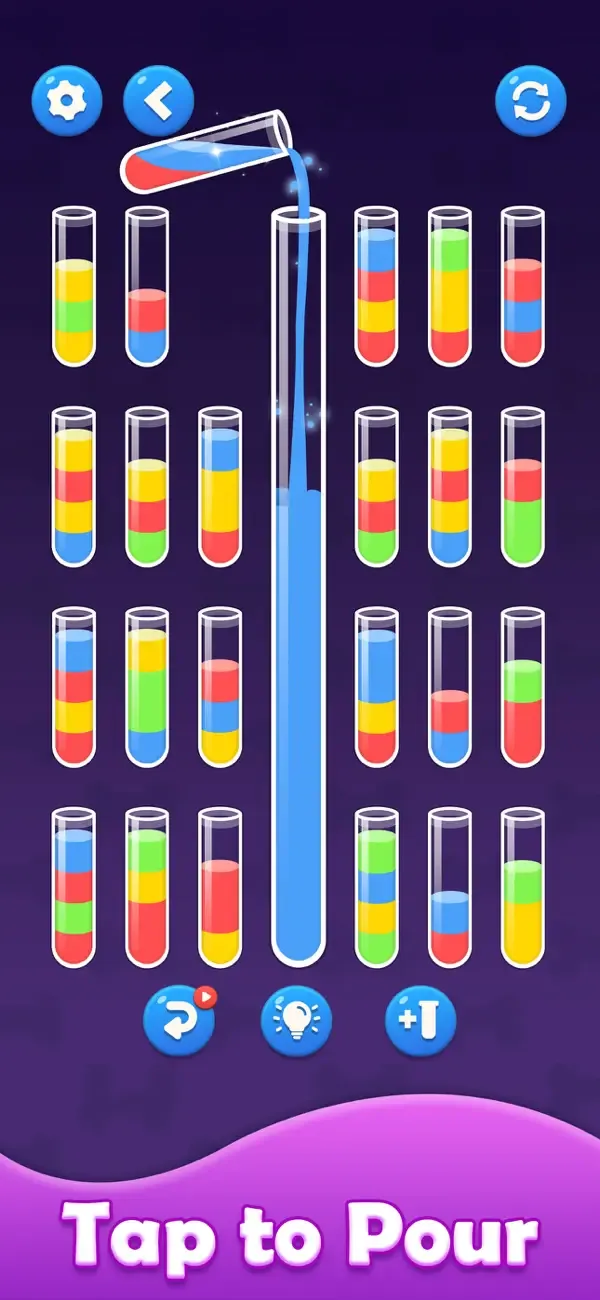 Water Sort Puzzle: Match Color screenshot 1