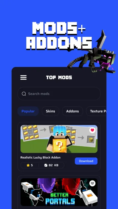 Minecraft Addons, Mods screenshot 1