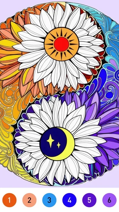 Mandala Coloring Book Game screenshot 2