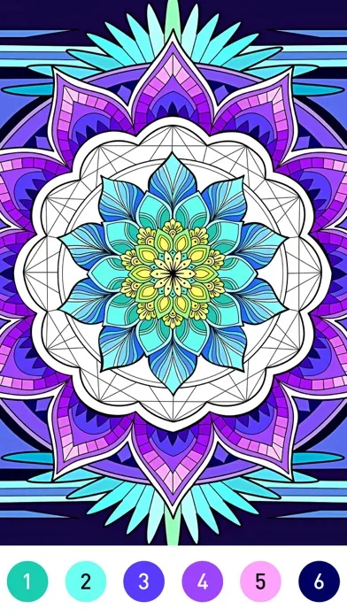 Mandala Coloring Book Game screenshot 3