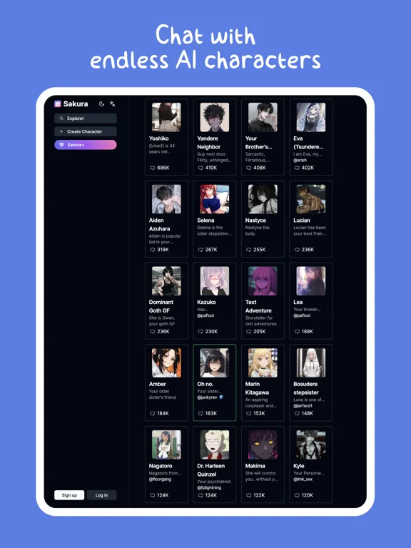 Sakura - Chat with AI Bots screenshot 5