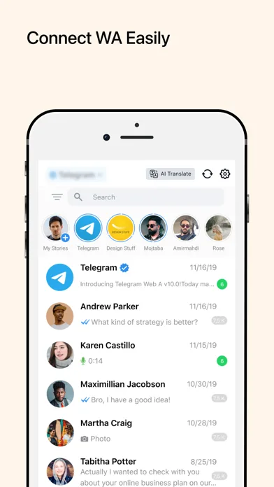 Messenger AI for WA & More screenshot 2