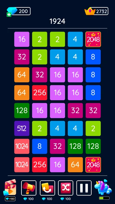 2048 Blast: Merge Numbers 2248 screenshot 3