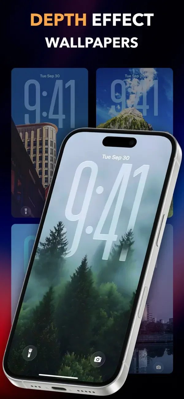 Glass Wallpapers OS 26 - 4K screenshot 2
