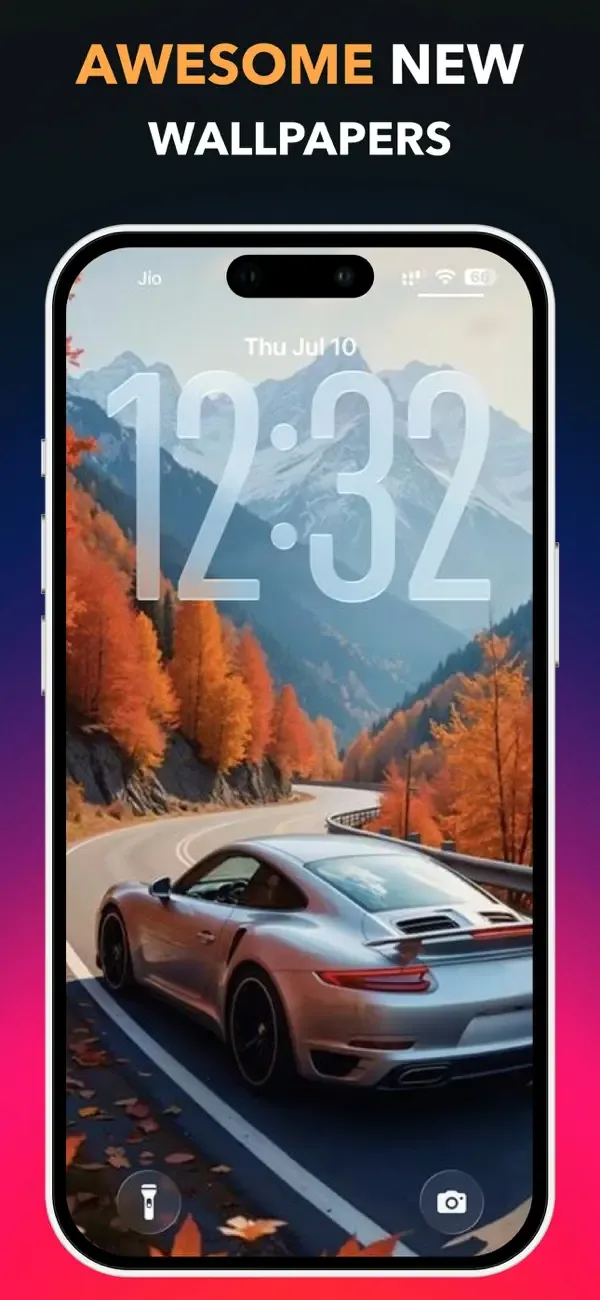 Glass Wallpapers OS 26 - 4K screenshot 4