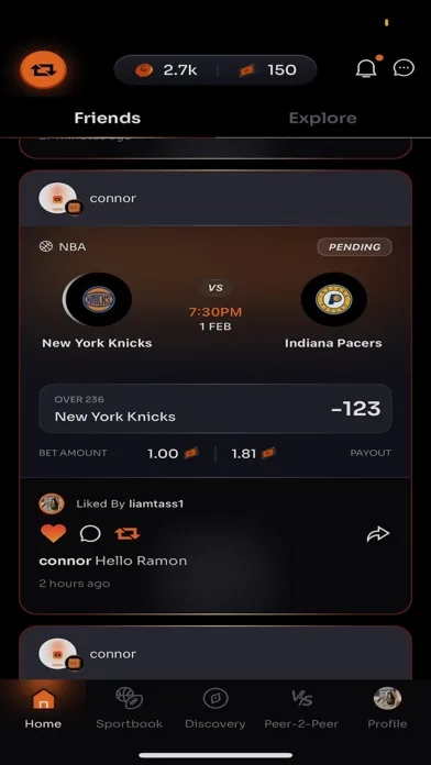 ReBet: Social Sports & Casino screenshot 1