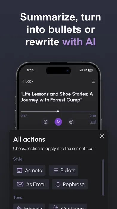 SpeakApp AI: Voice Notes screenshot 4