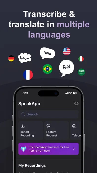 SpeakApp AI: Voice Notes screenshot 5