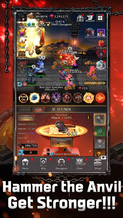 Dark Clan: Squad Idle RPG screenshot 2