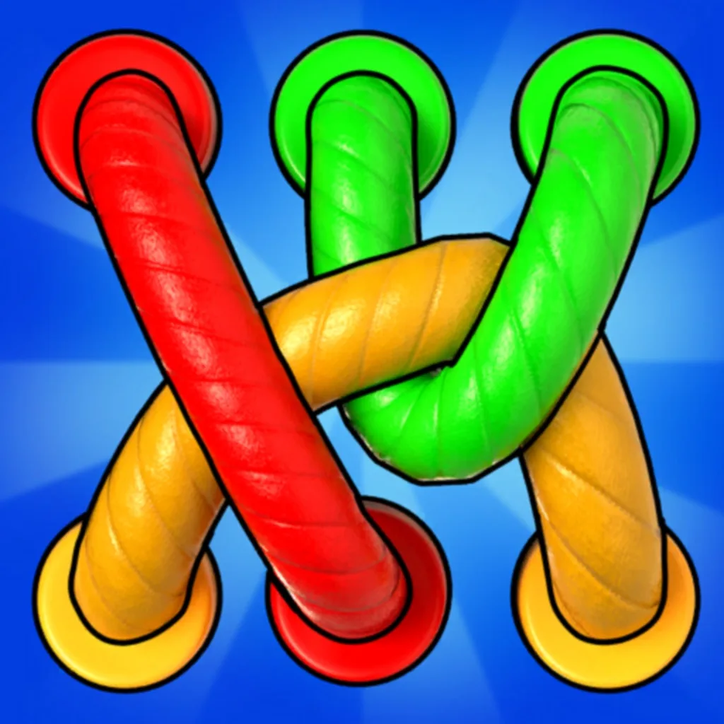 Twisted Rope 3d: Tangled Line