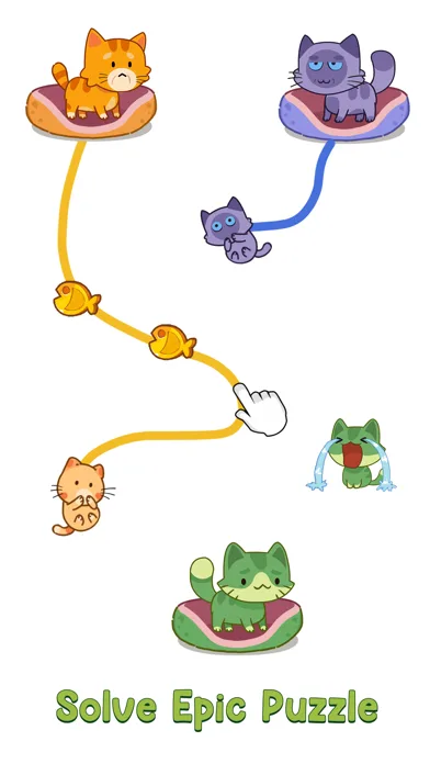 Cat Puzzle: Draw to Kitten screenshot 2