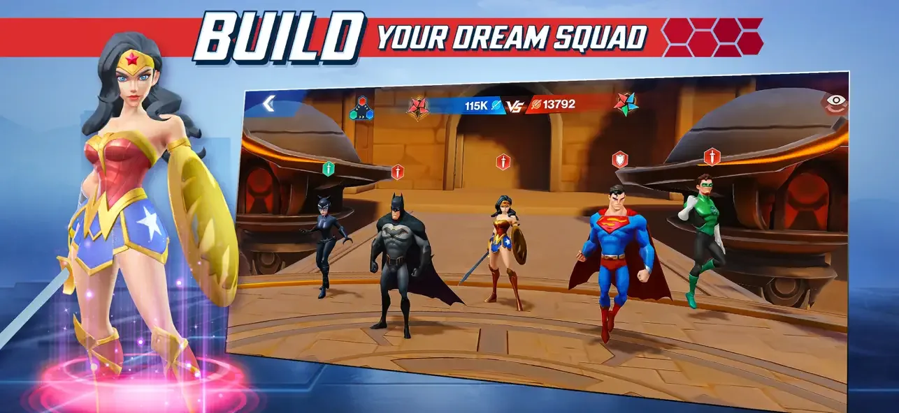 DC Worlds Collide Strategy RPG screenshot 3
