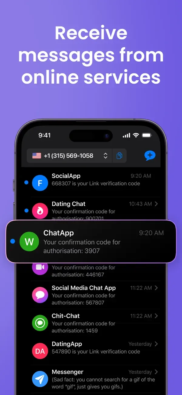 Second Phone Number: 2nd eSIM screenshot 3