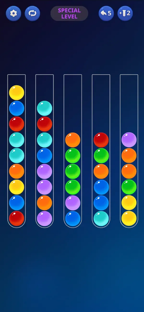 Ball Sort Puzzle: Color Bubble screenshot 2