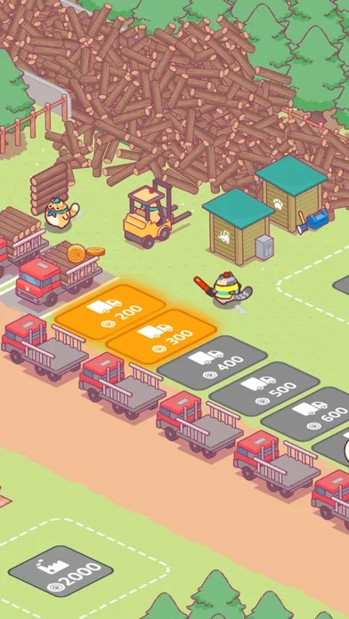 Idle Lumbercat - Wood Games screenshot 2