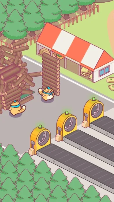 Idle Lumbercat - Wood Games screenshot 4