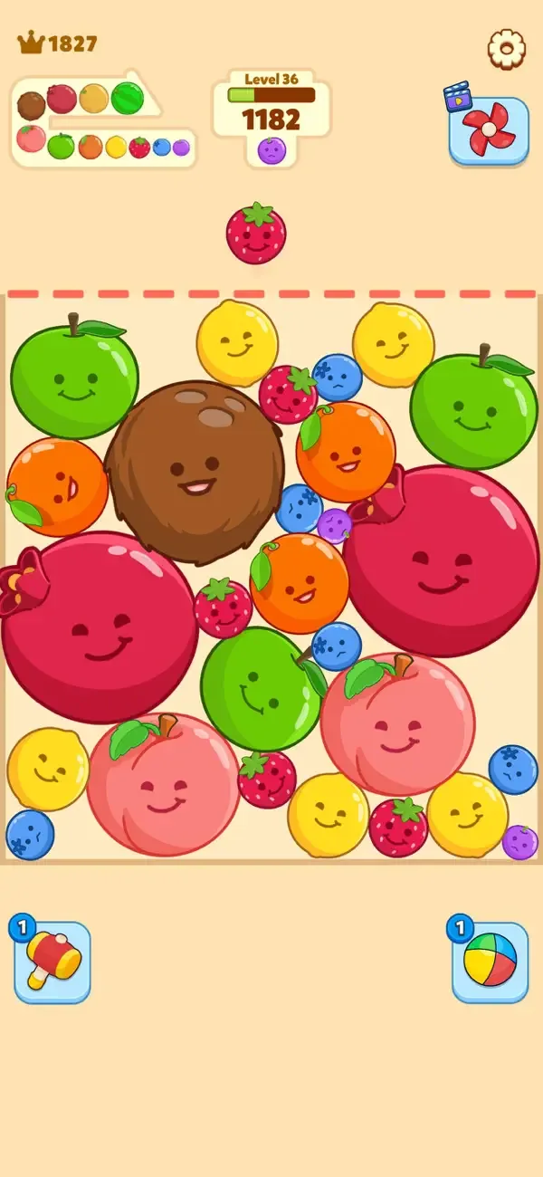 Fruit Merge-Juicy Melon Puzzle screenshot 1