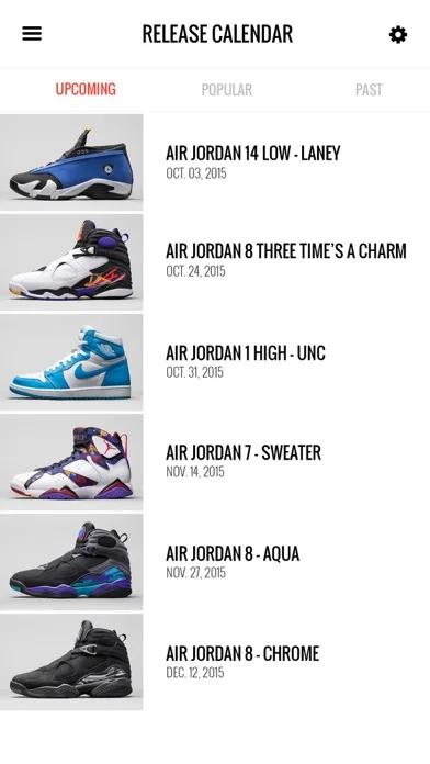 KicksOnFire: Release Dates screenshot 1