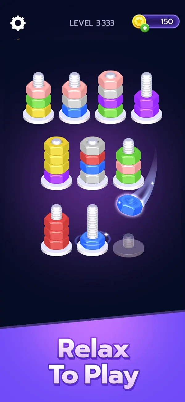 Nuts And Bolts Sort screenshot 1