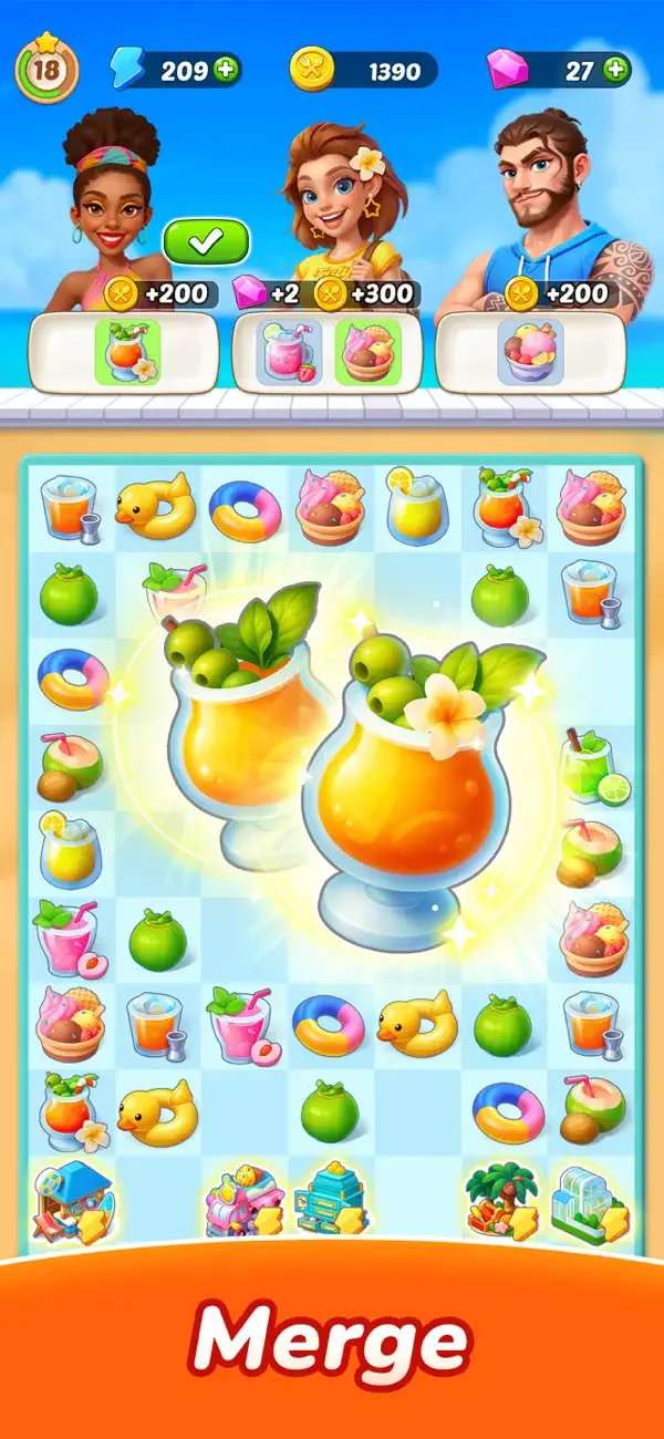 Tasty Travels: Merge Game screenshot 2