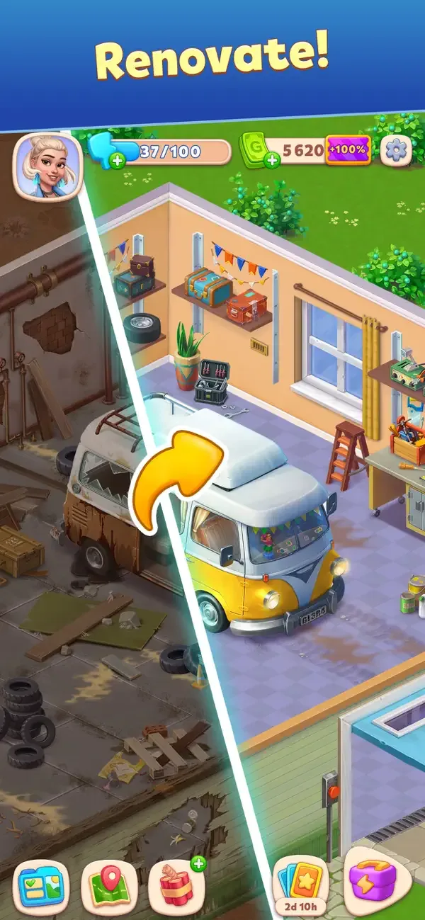 Road Trip: Merge Family Games! screenshot 1