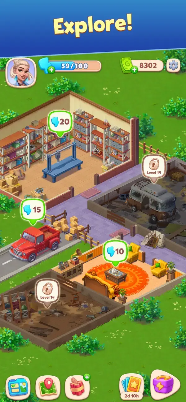Road Trip: Merge Family Games! screenshot 2