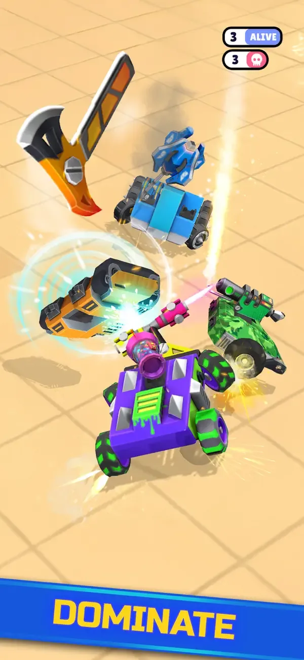 Pocket Bots: Battle Robots screenshot 1