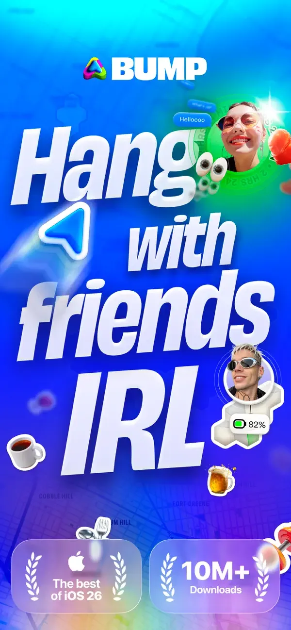 Bump - hang with friends IRL screenshot 1