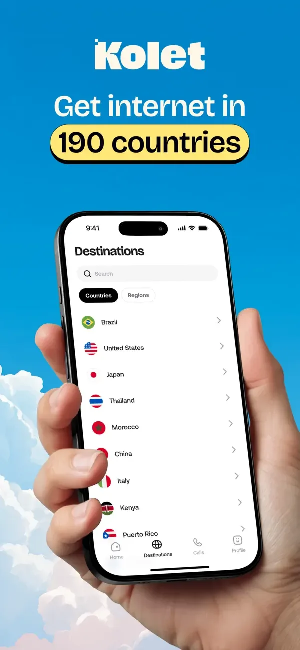 Kolet: Travel eSIM screenshot 1