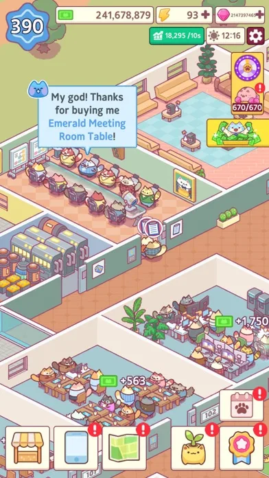 Office Cat: Idle Tycoon Games screenshot 3